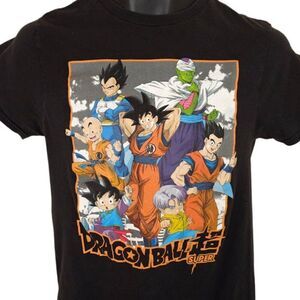 Dragon Ball Super T Shirt Mens Size Small Black Japanese Manga Series Anime
